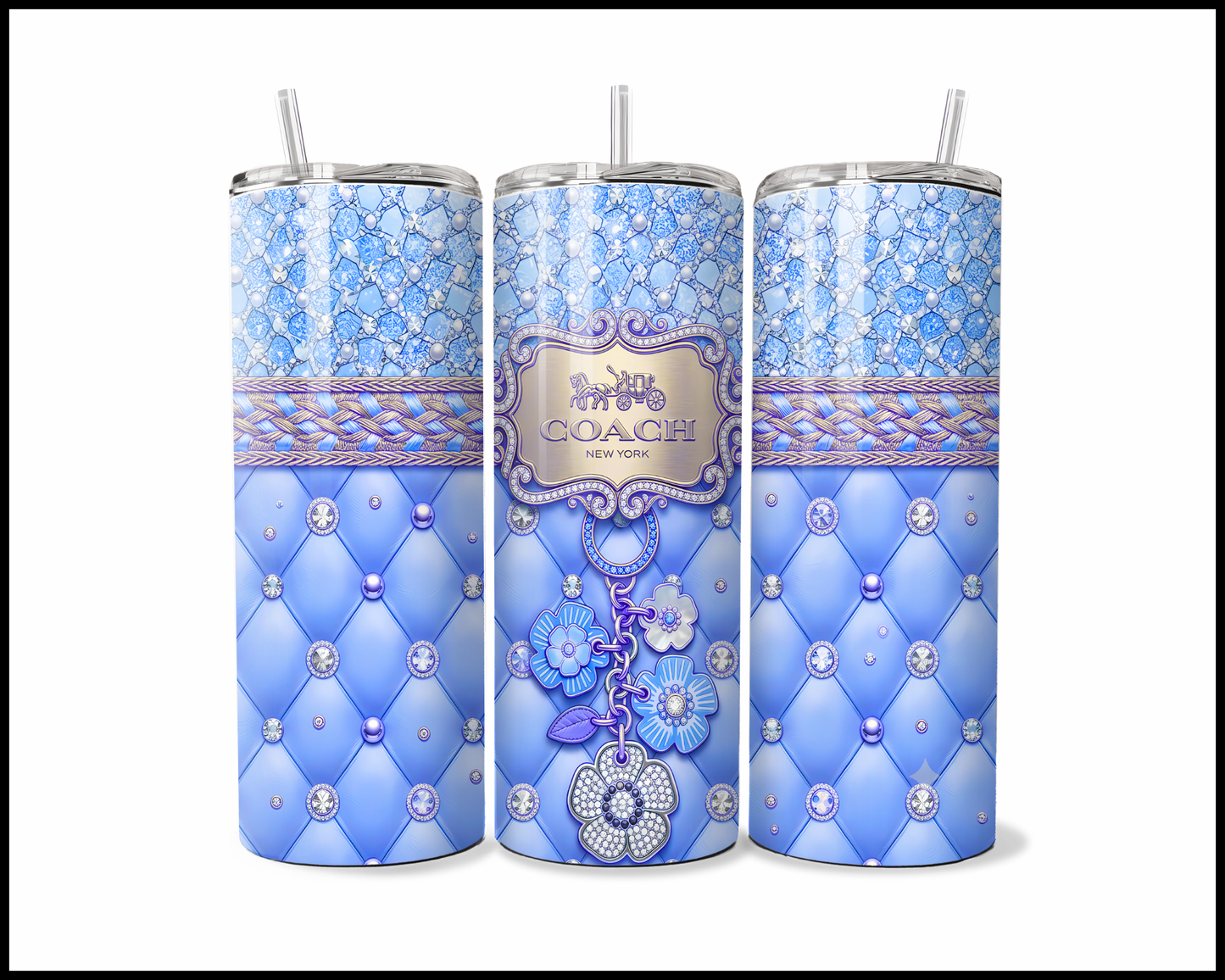 Designer Handbag Inspired Tumbler (354)