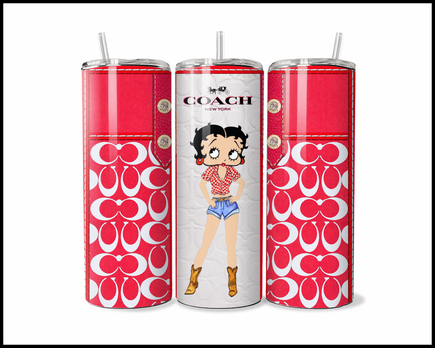 Designer Handbag Inspired Tumbler (079)