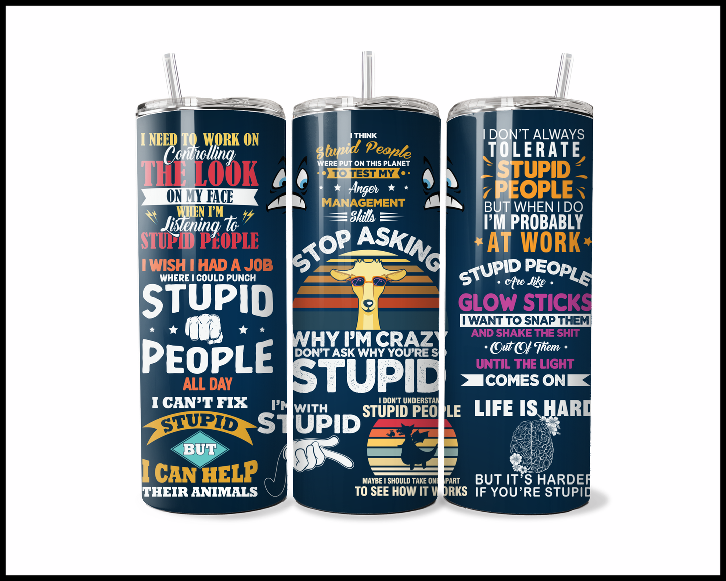 The Anger Management Test Tumbler (317)