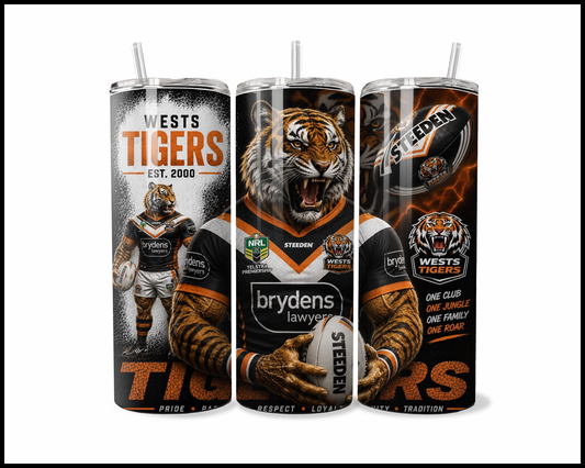 Stainless Steel Tumbler - West Tigers (5045)