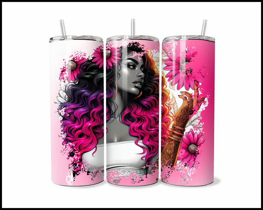 Blushing Bloom Henna Goddess Tumbler (2617)