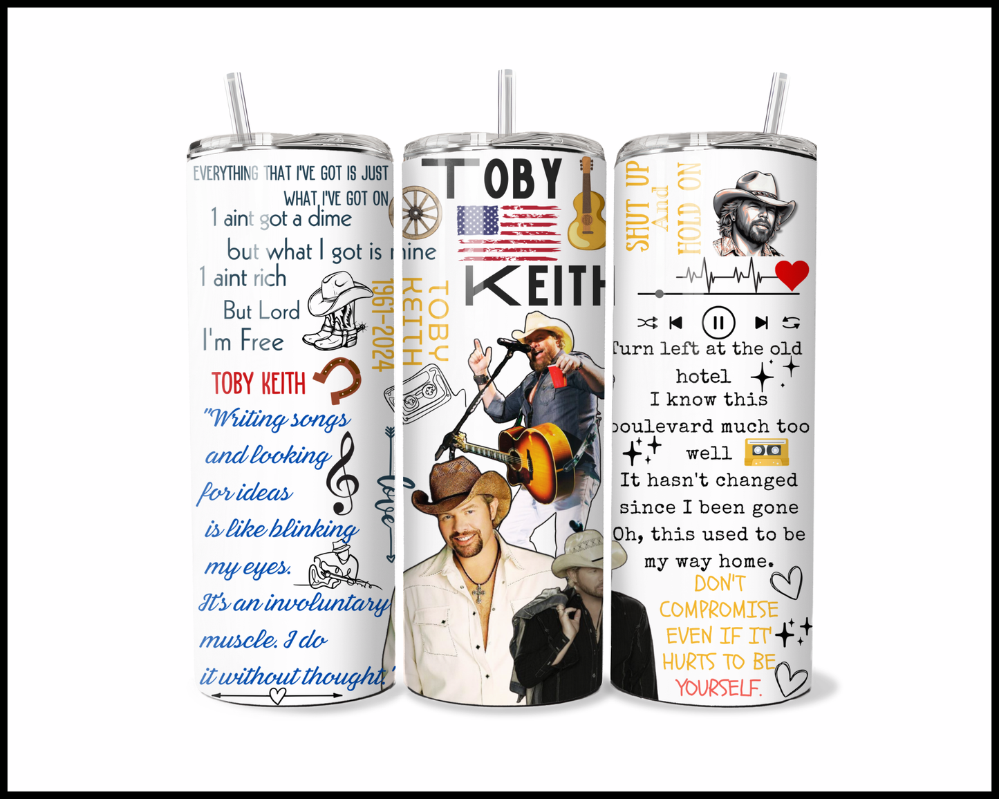 Toby Keith Tumbler (5272)