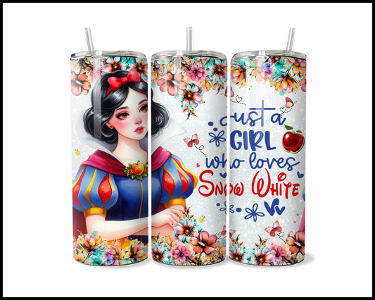 Just A Girl Who Loves Seven Little Friends Tumbler (4409)