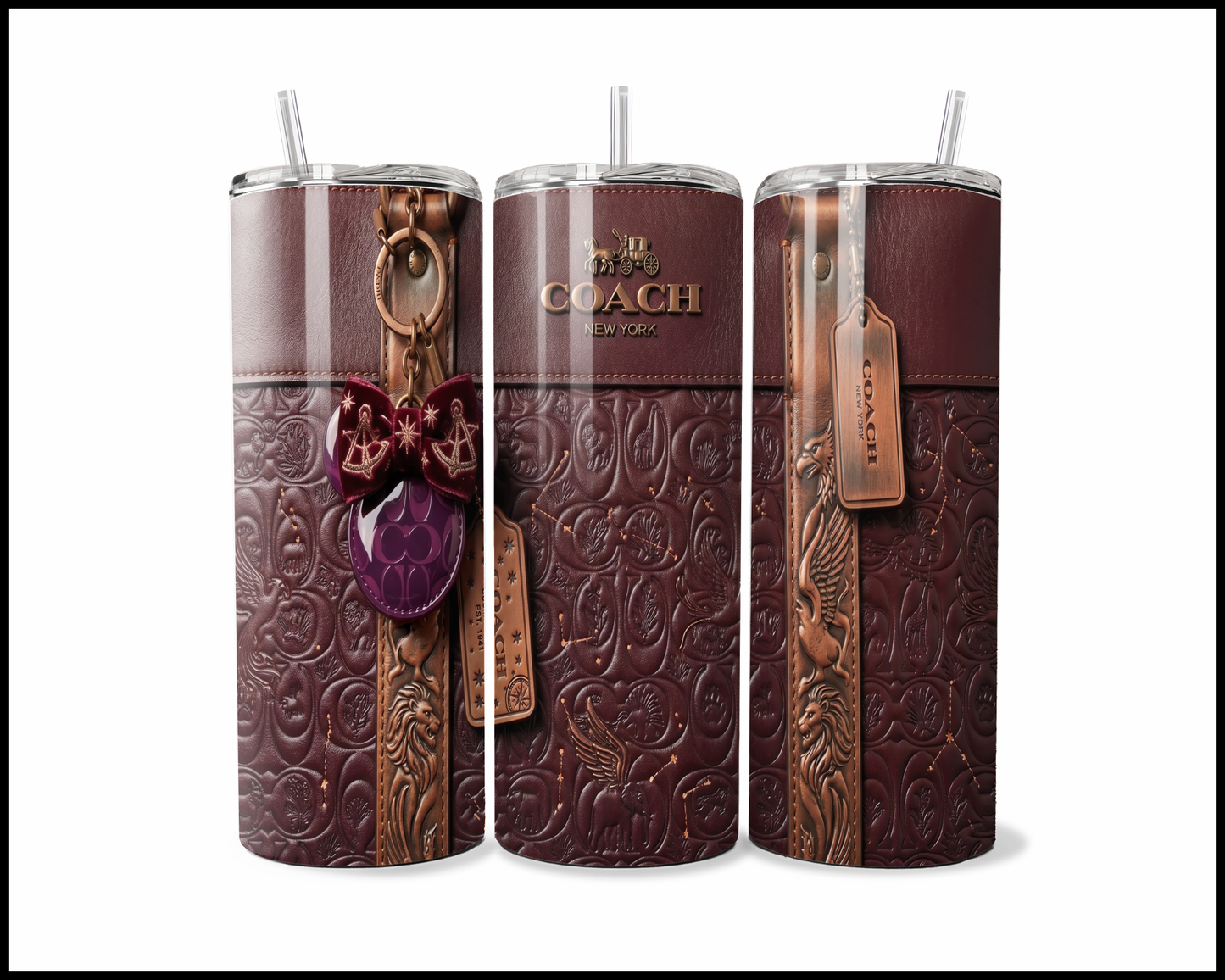 Designer Handbag Inspired Tumbler (339)