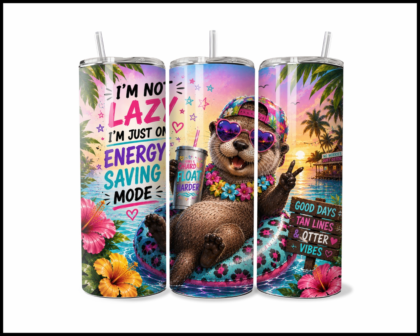 I'm Not Lazy I'm Just On Power Saving Mode Tumbler (3837)