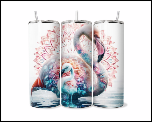 Mandala Flamingo Tumbler (2786)