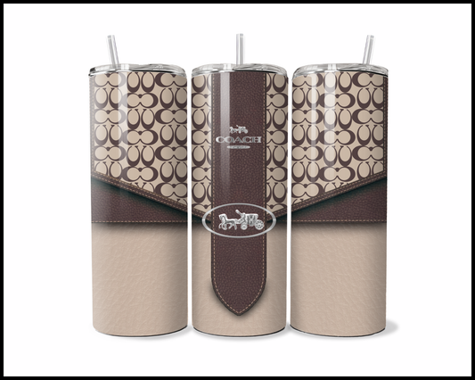 Designer Handbag Inspired Tumbler (138)