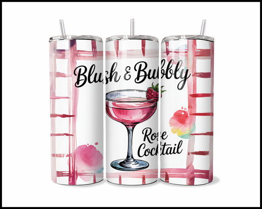 Rose Cocktail - Blush & Bubbly Tumbler (3992)
