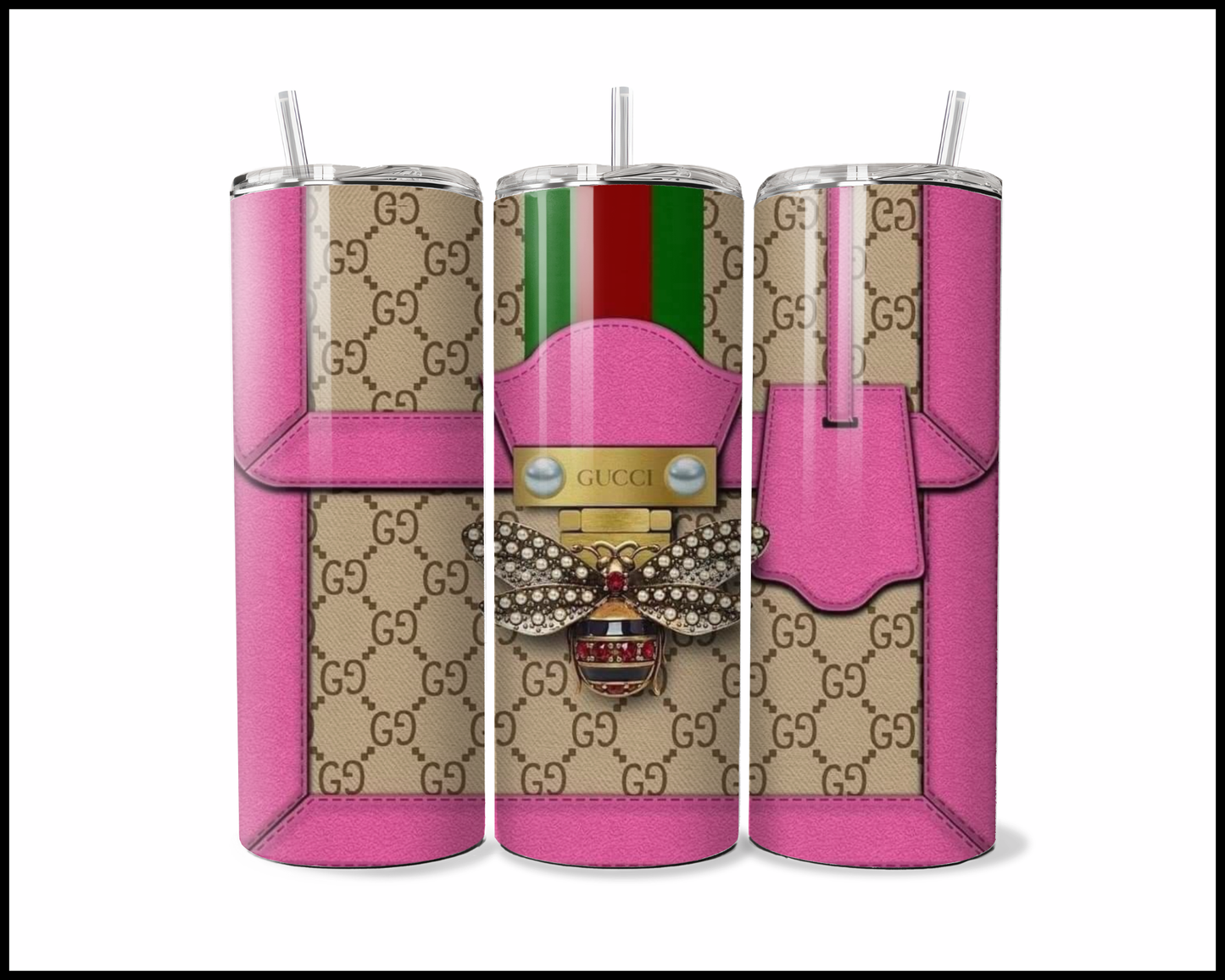 Designer Handbag Inspired Tumbler (013)