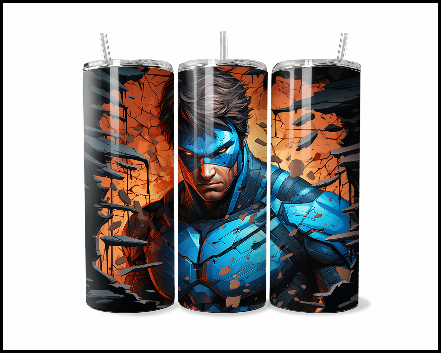 The Midnight Blue Bird Breakout Tumbler (1549)