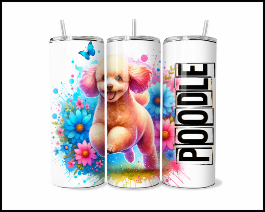 Blooming Poodle Tumbler (2691)