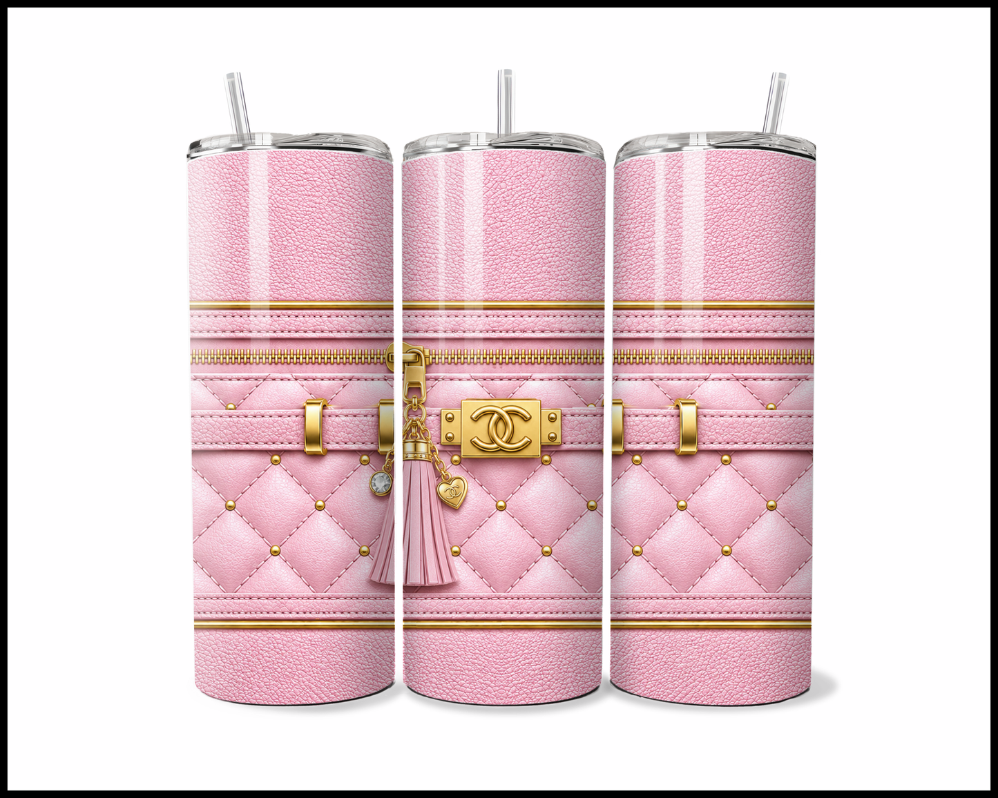 Designer Handbag Inspired Tumbler (038)
