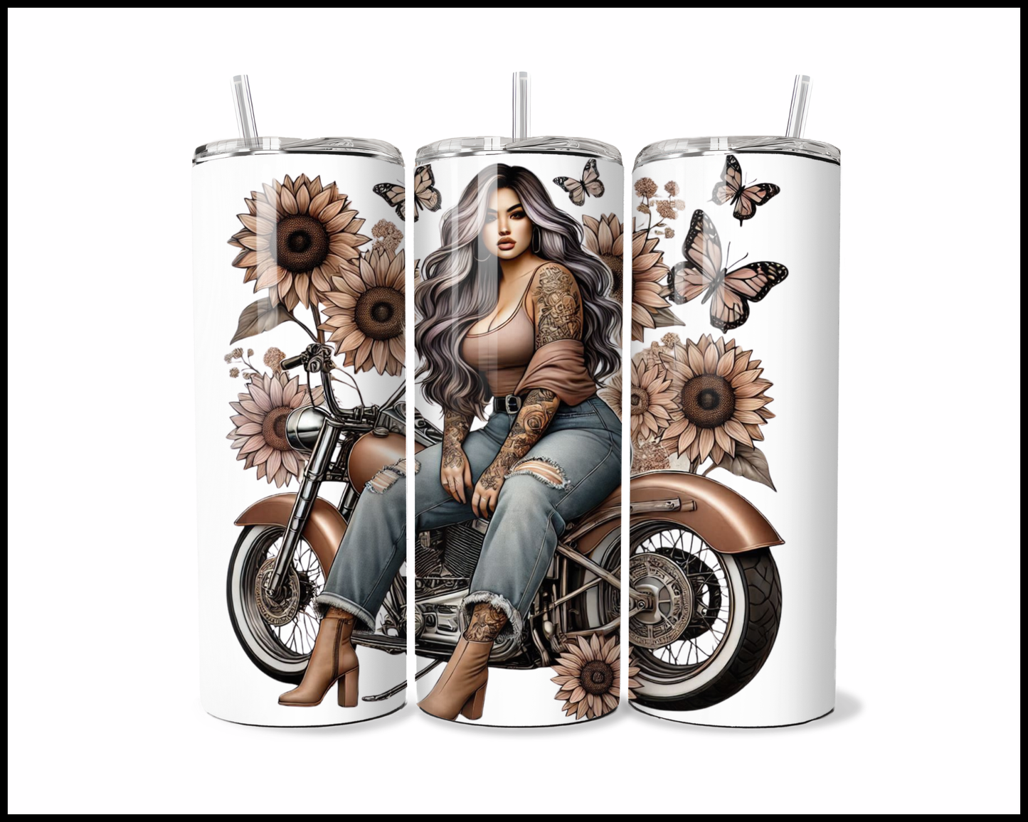 Born to Ride, Forced to Abide Tumbler (4346)