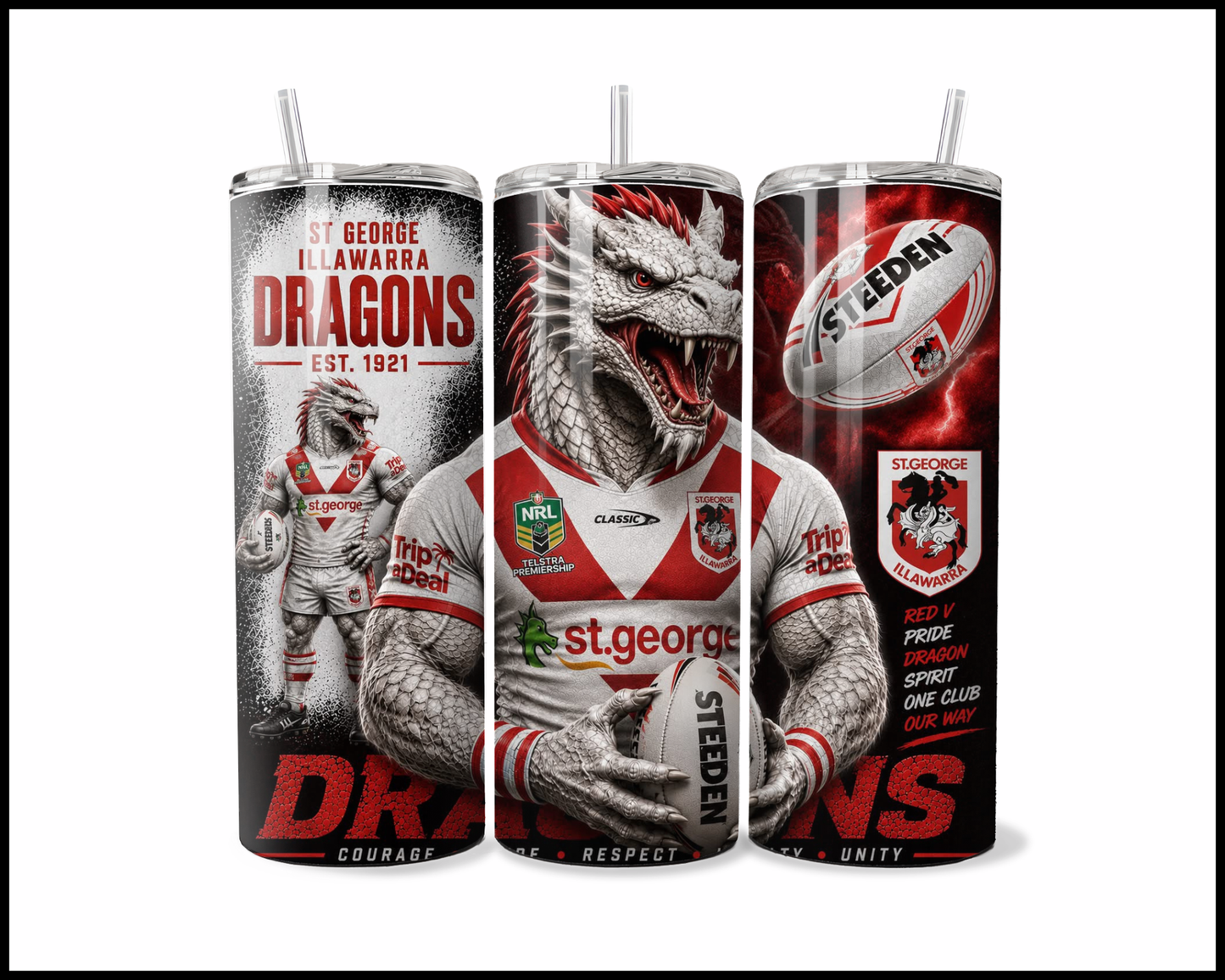 Stainless Steel Tumbler - St George Dragons (5046)