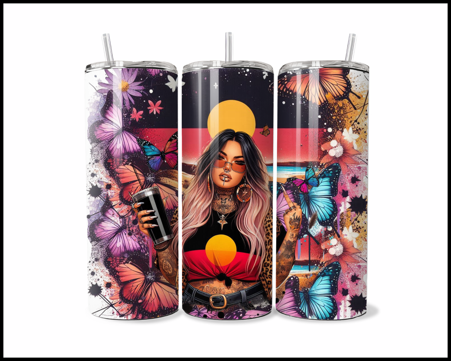 Deadly, Gorgeous, and Caffeinated Tumbler (4256)