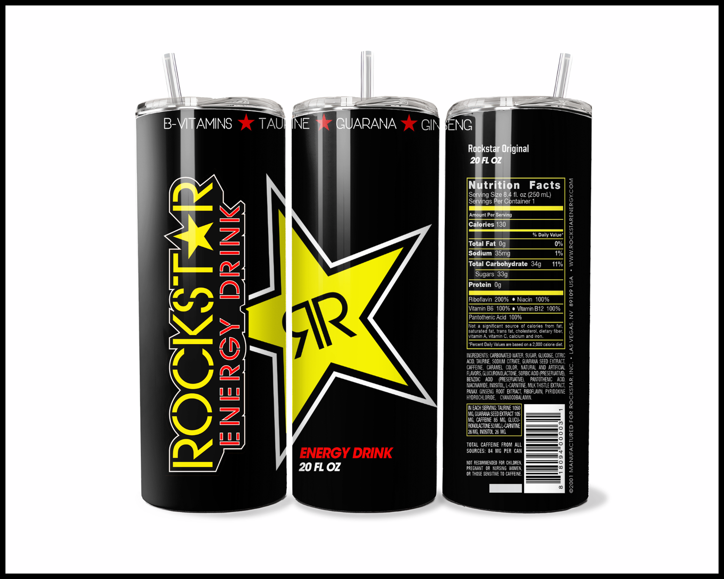 Rockstar Energy Drink Tumbler (3176)