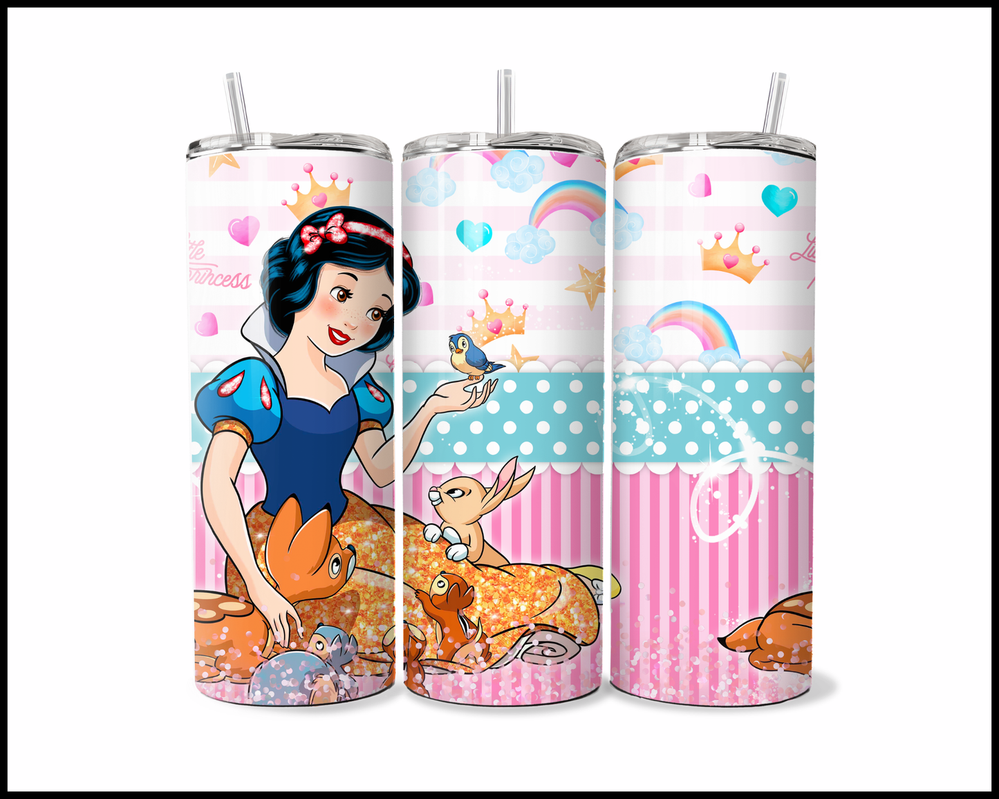 Rainbows & Red Apples Tumbler (4431)