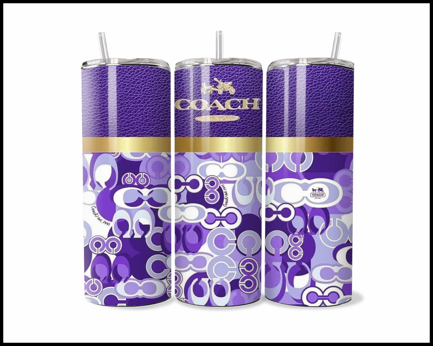 Designer Handbag Inspired Tumbler (346)