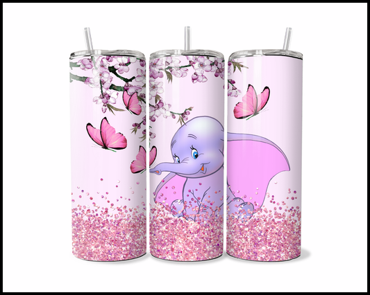 Pink Petals & Playtime Tumbler (1154)