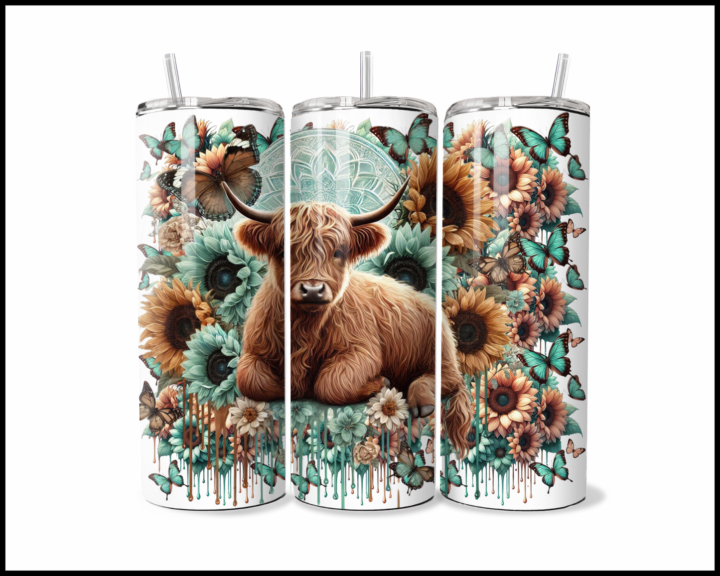 Sunny Disposition, Shaggy Hair Tumbler (4348)