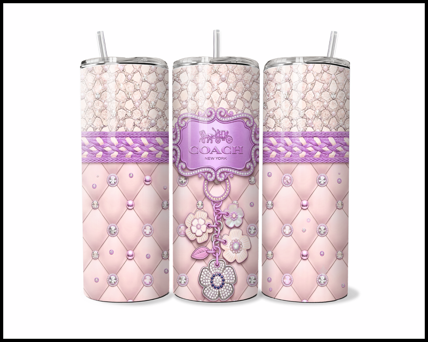 Designer Handbag Inspired Tumbler (354)