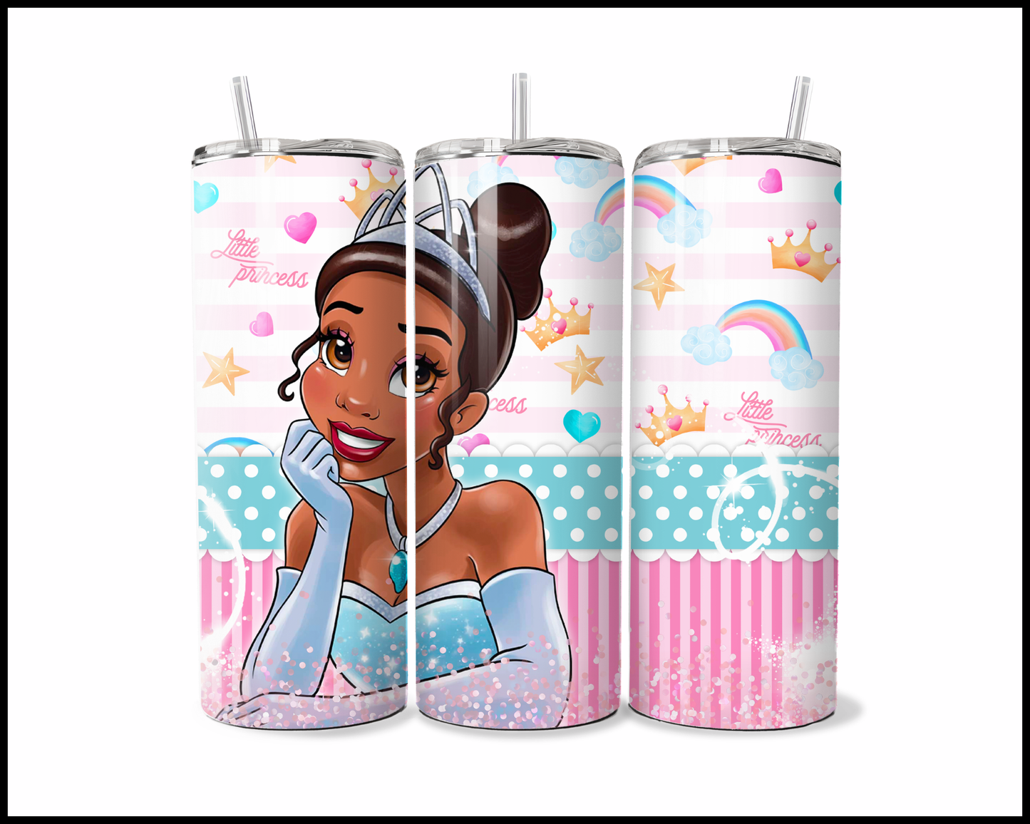 Rainbows & Royal Tiaras Tumbler (4433)