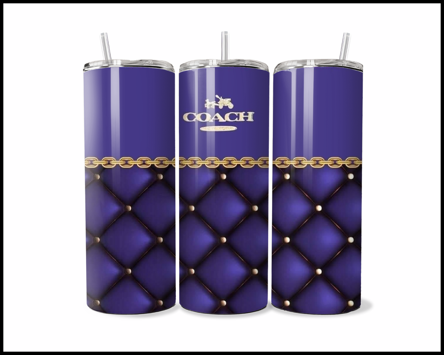 Designer Handbag Inspired Tumbler (347)