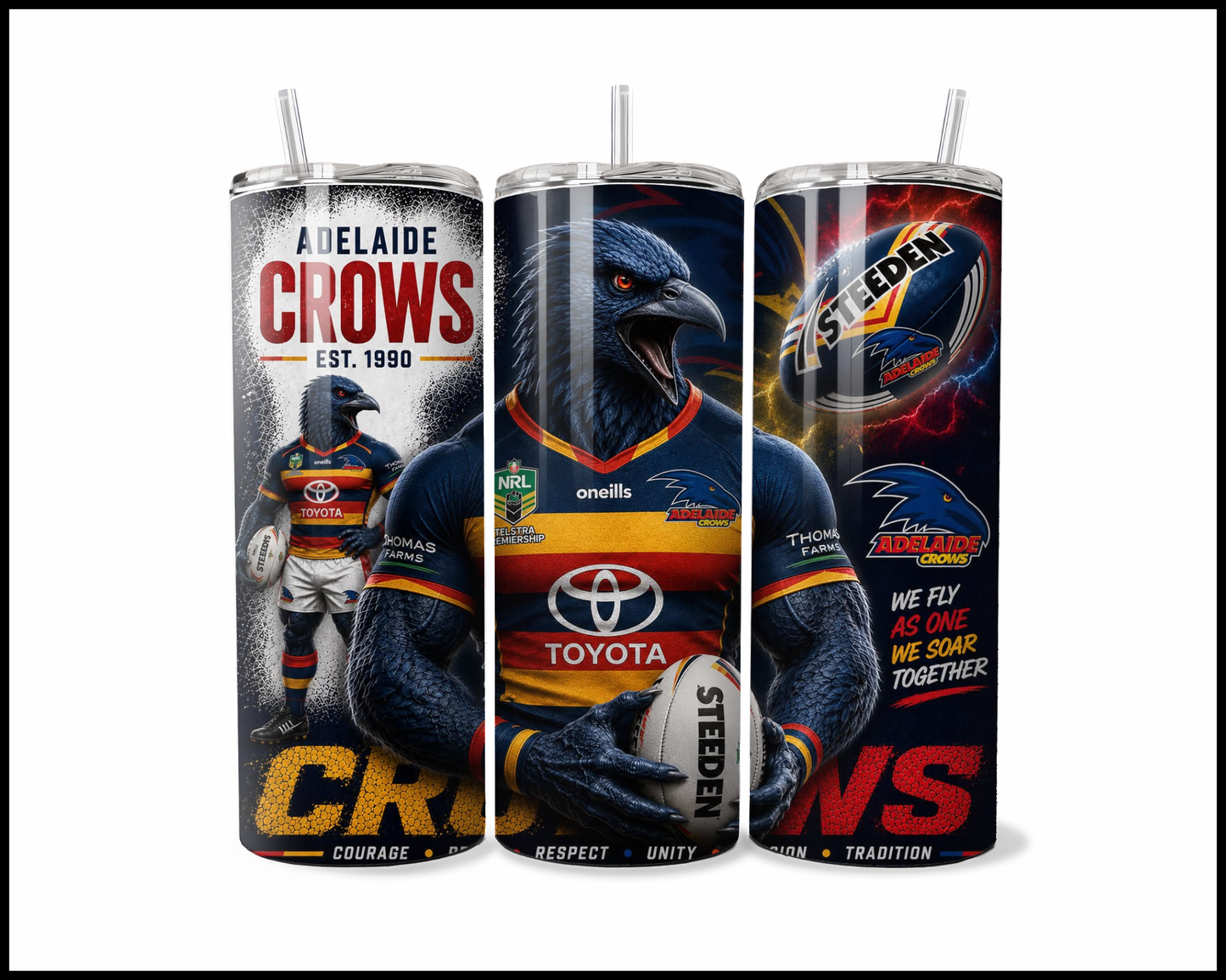 Stainless Steel Tumbler - Adelaide Crows (5064)
