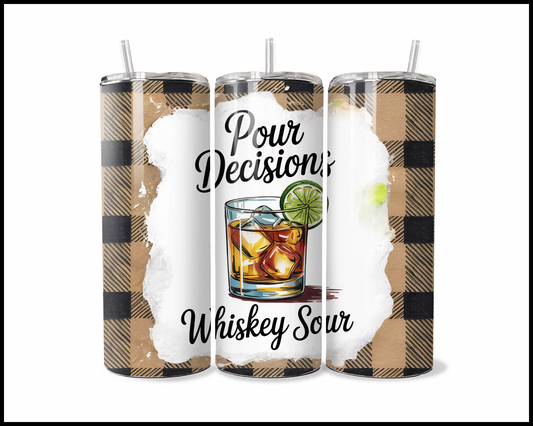 Whiskey Sour - Pour Decisions Tumbler (3995)