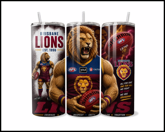 Stainless Steel Tumbler - Brisbane Lions (5047)