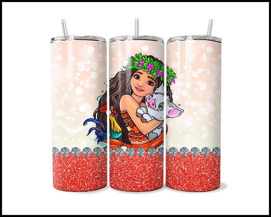 Tropical Royalty Tumbler (1095)
