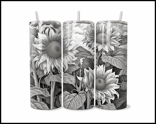 Black, White, and Brewed All Over Tumbler (569)