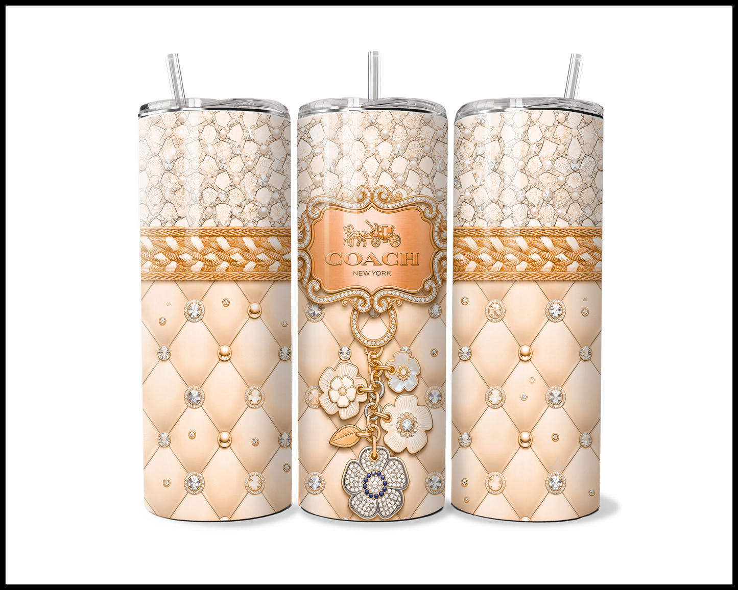 Designer Handbag Inspired Tumbler (354)