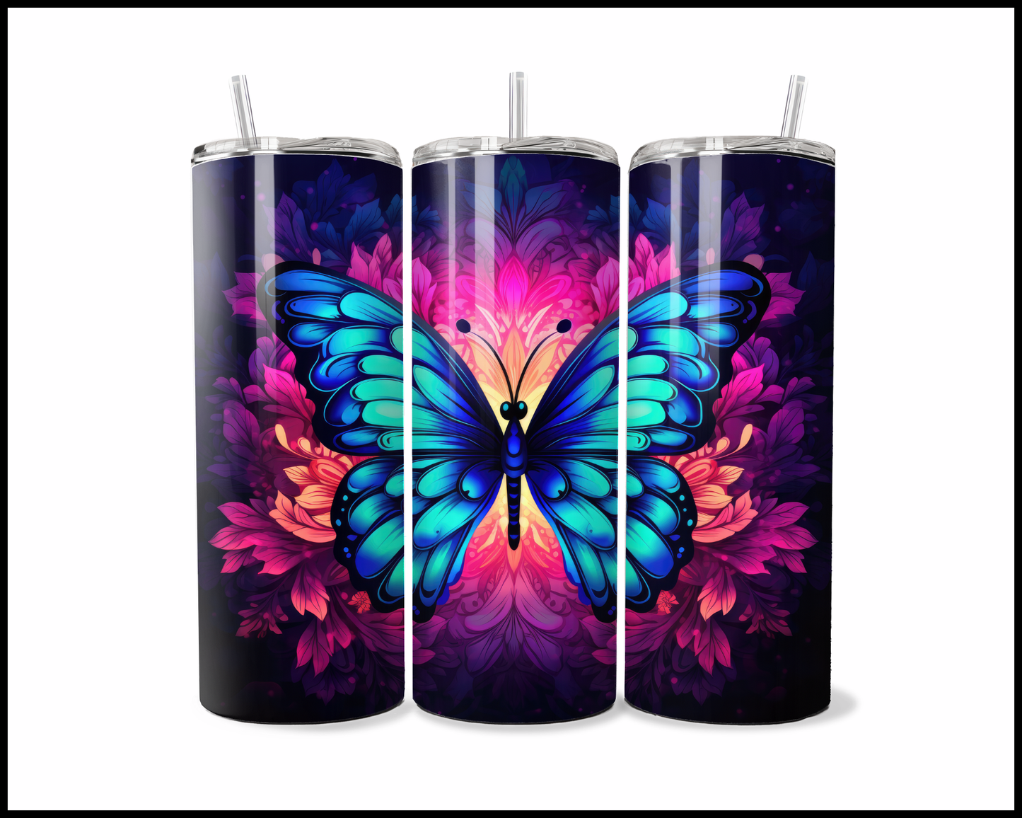 Kaleidoscope Wings Tumbler (445)