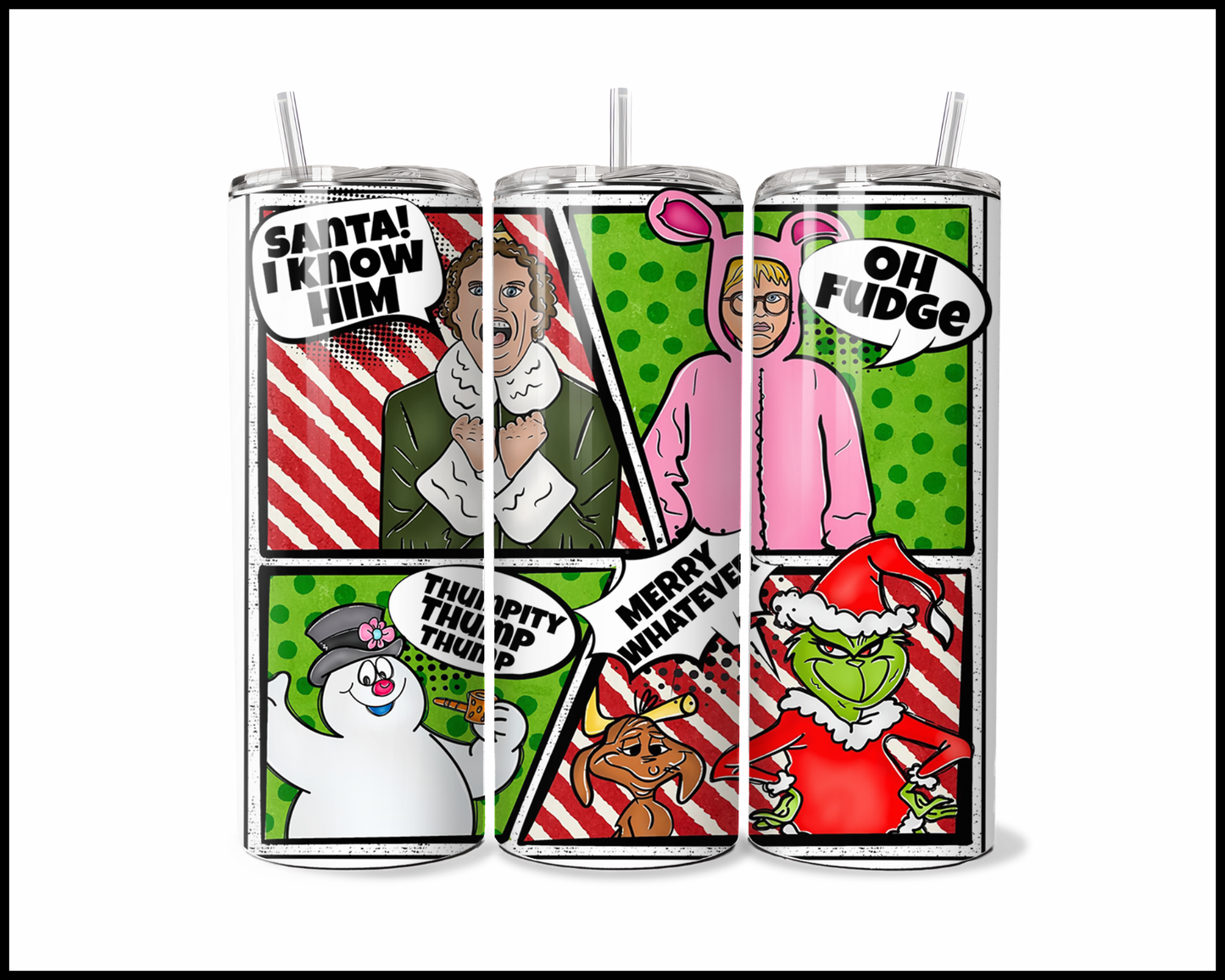 Merry Whatever, Just Pass the Eggnog Tumbler (678)