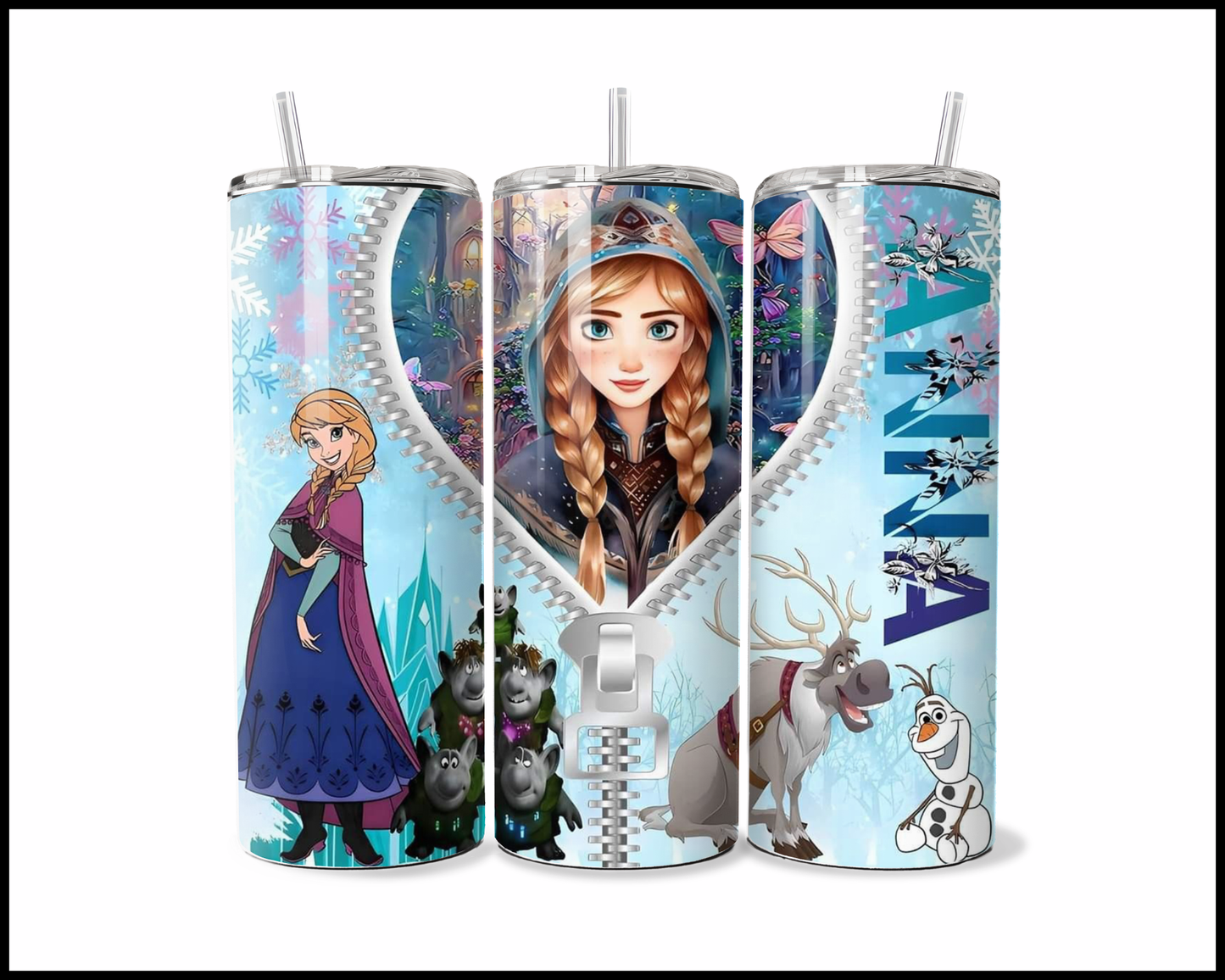 Glacial Kingdom Zipper Tumbler (1185)