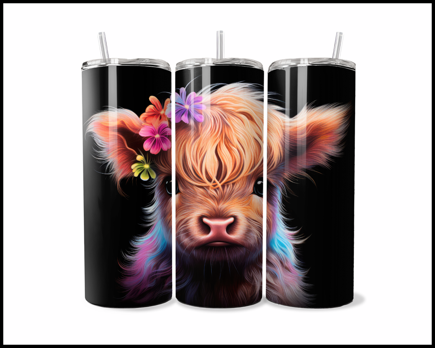 Too Cute to Give a Cow Tumbler (437)