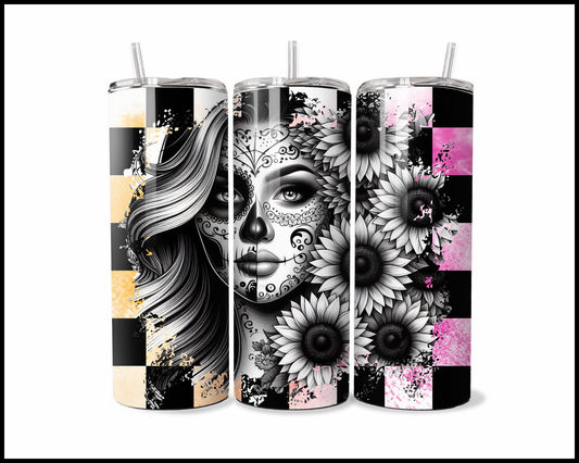 Midnight Checkerboard Dreams Tumbler (2597)