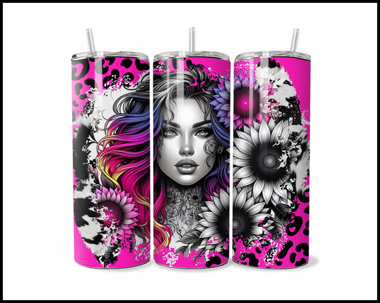 Midnight Cheetah Dreamer Tumbler (2598)