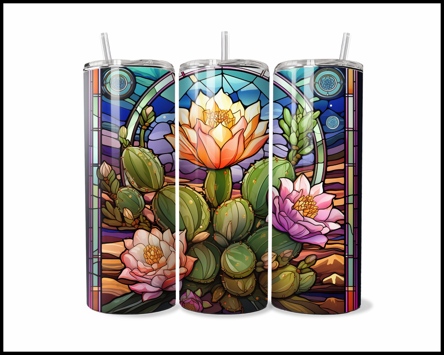 Prickly Pear Pressure Tumbler (583)