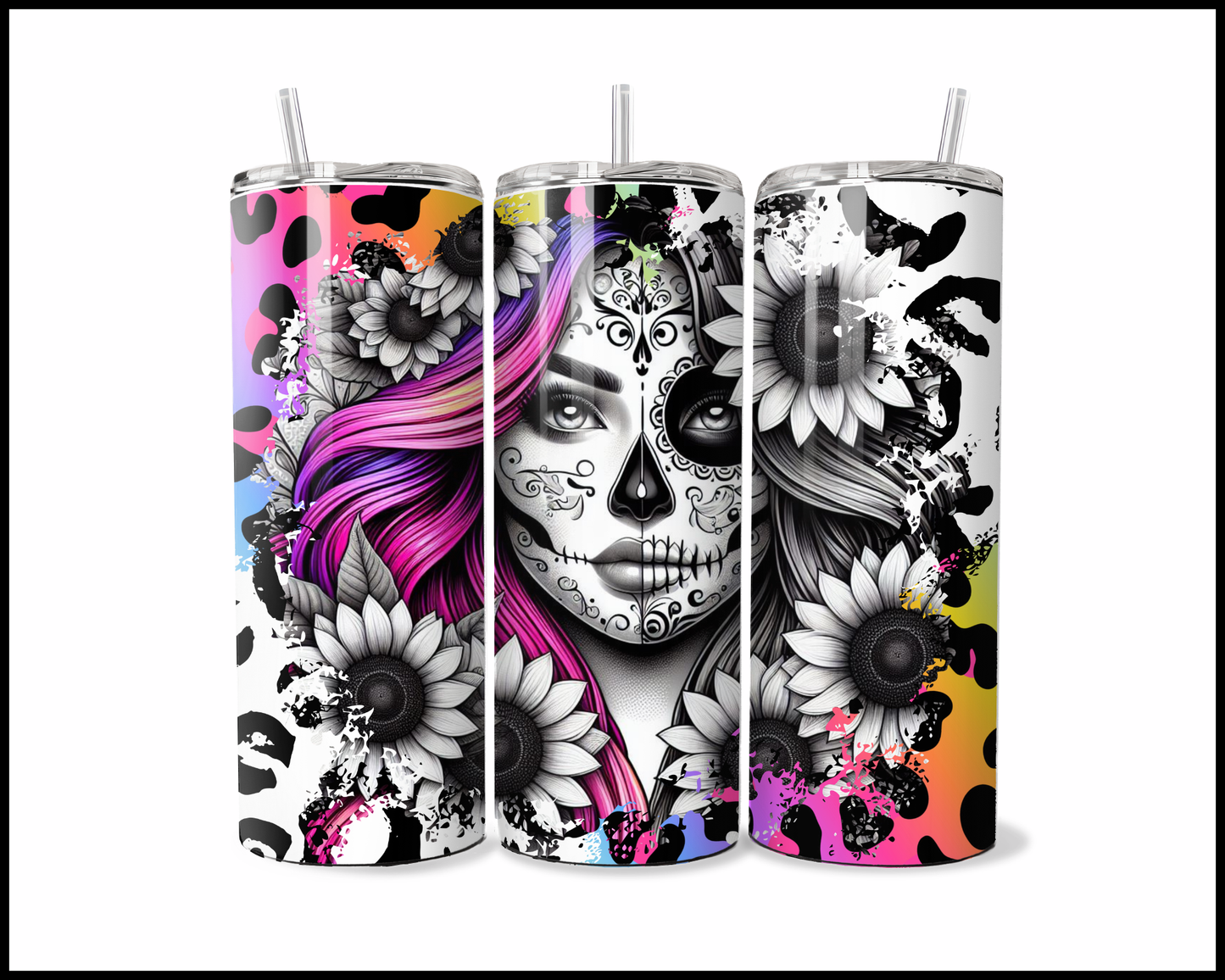 Neon Horizon Sugar Shimmer Tumbler (2599)