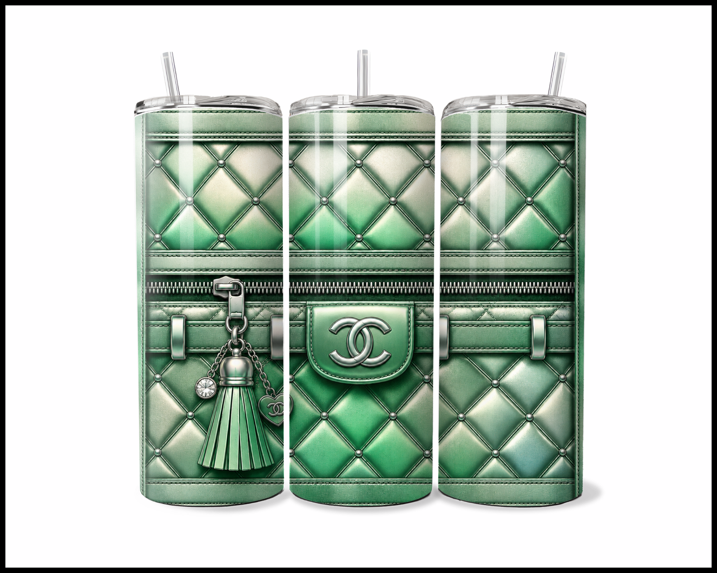 Designer Handbag Inspired Tumbler (037)
