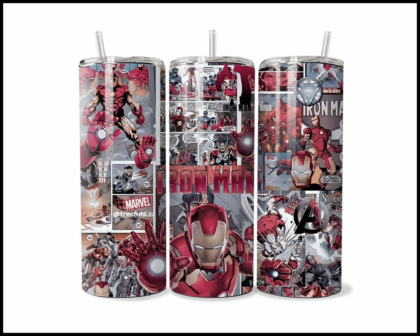 Man Of Iron Full Show Tumbler (2119)