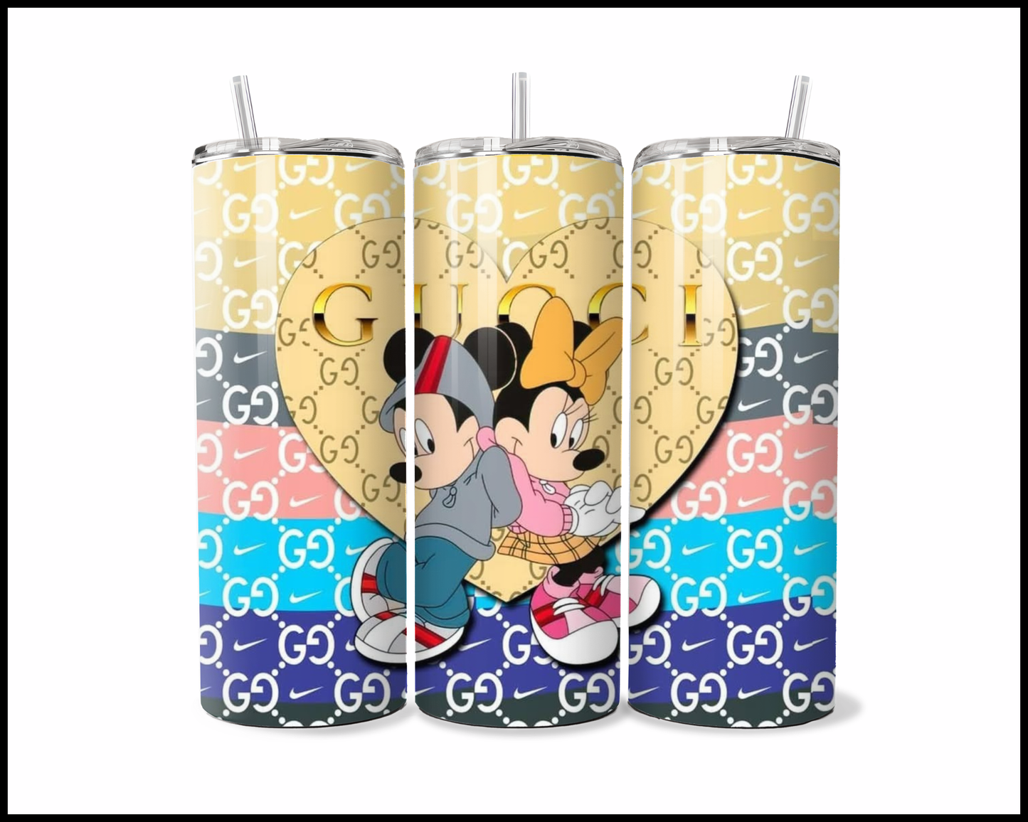 Cartoon Couple Couture Tumbler (4880)