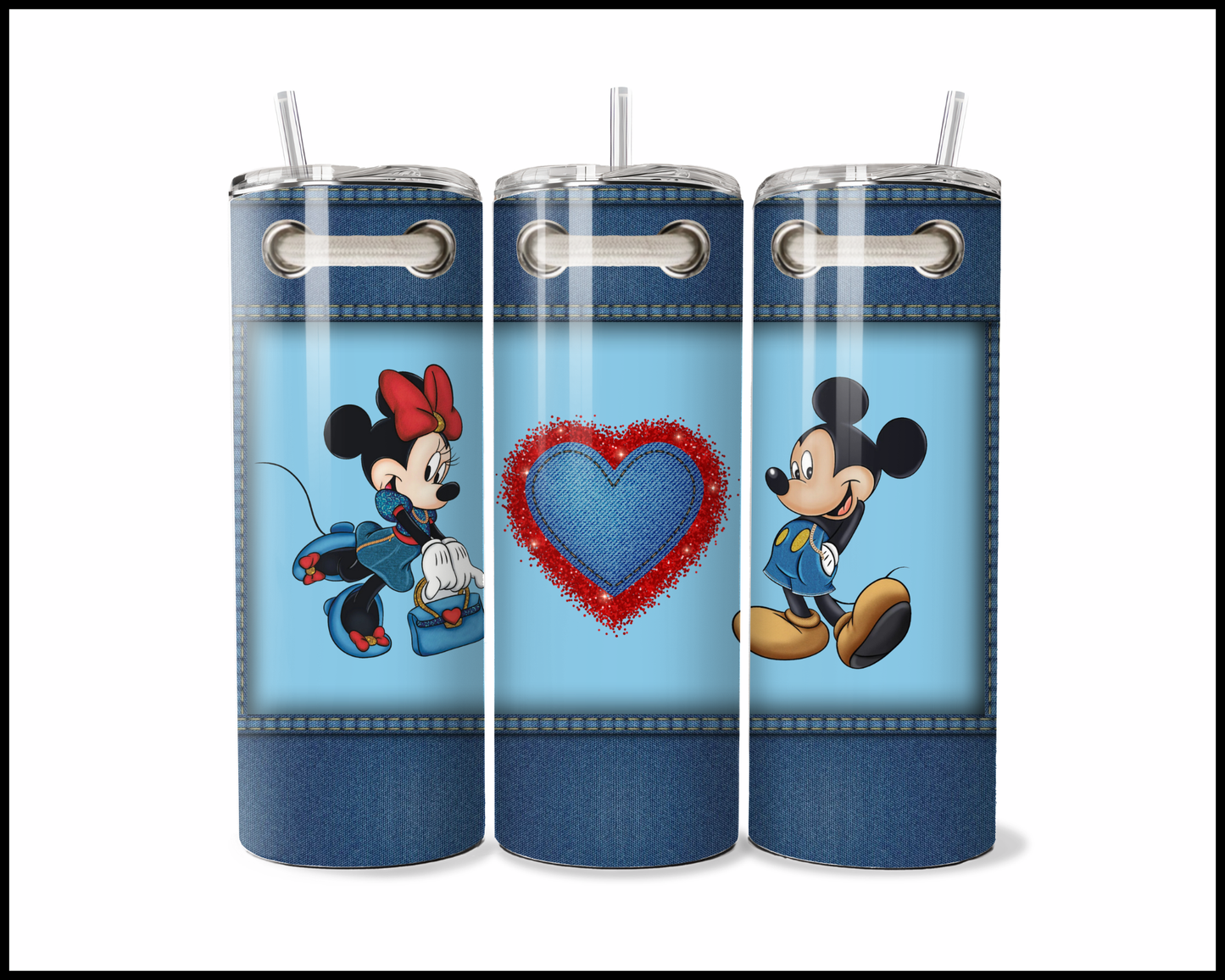 Denim Dreamer Sweethearts Tumbler (2688)