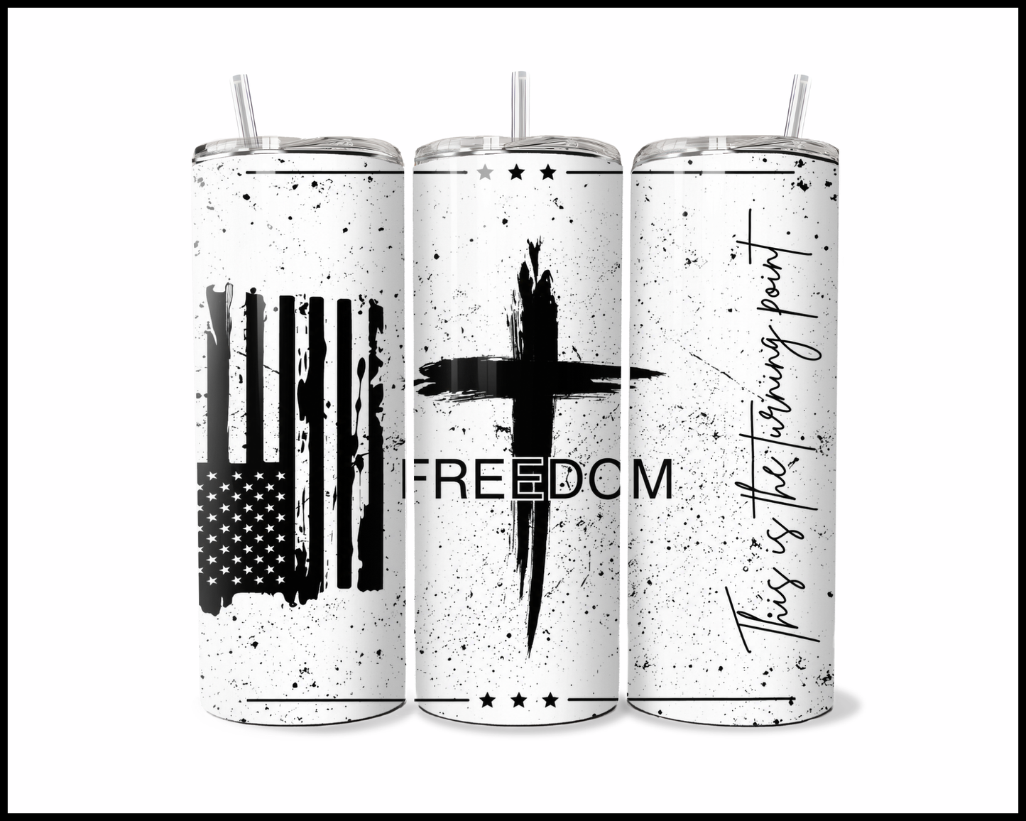 Charlie Kirk - Freedom Tumbler (5245)