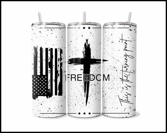 Charlie Kirk - Freedom Tumbler (5245)
