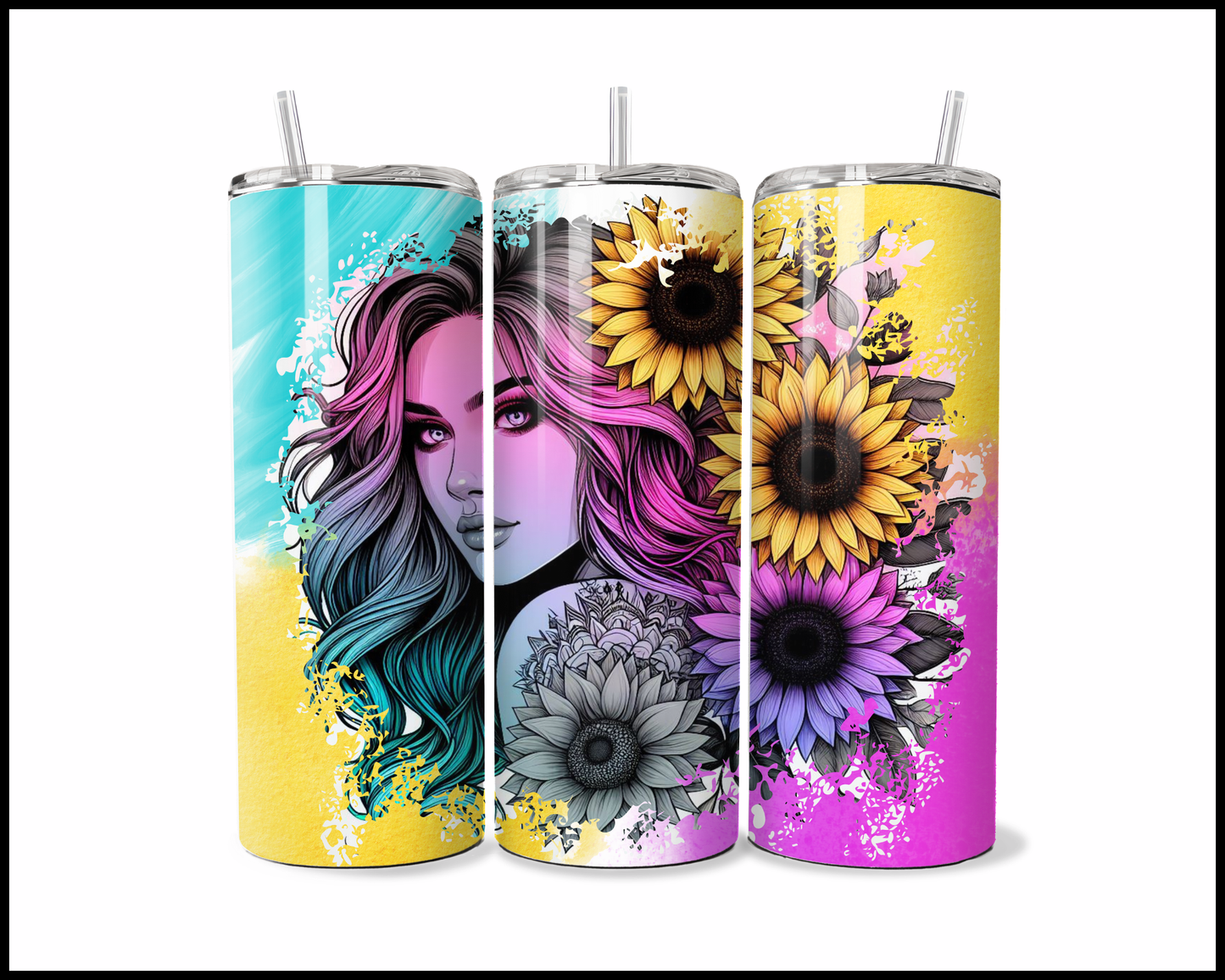 Wildflower Oasis Queen Tumbler (2602)