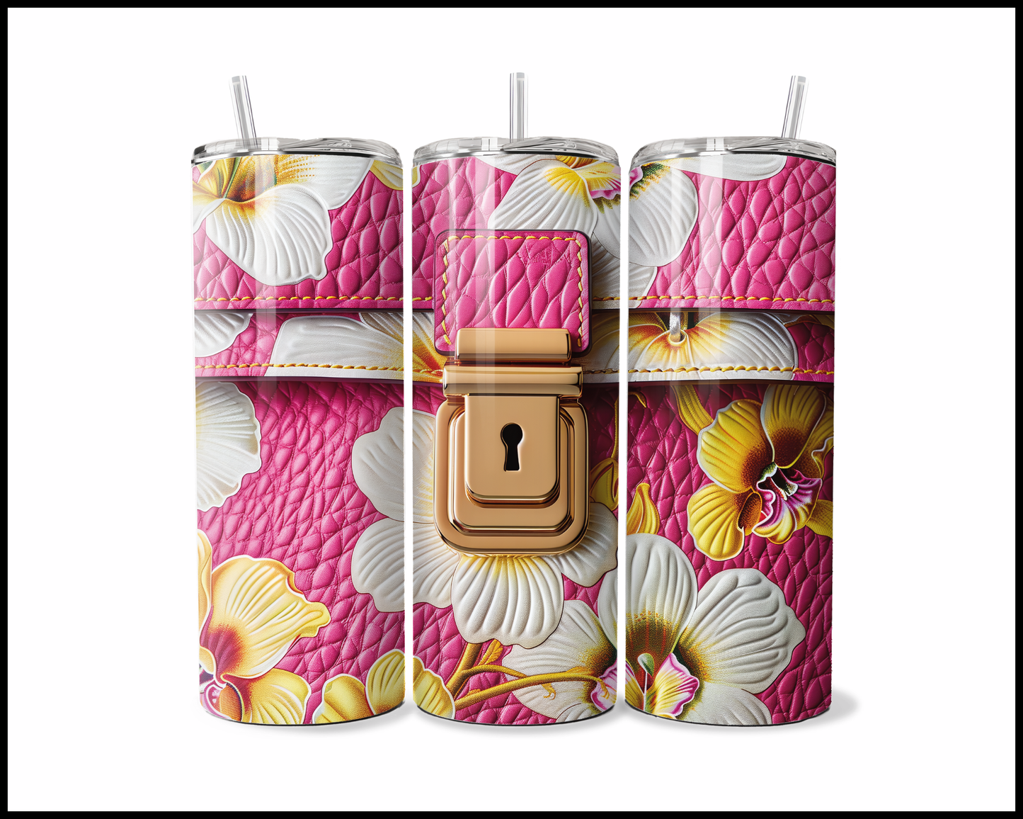 Designer Handbag Inspired Tumbler (023)