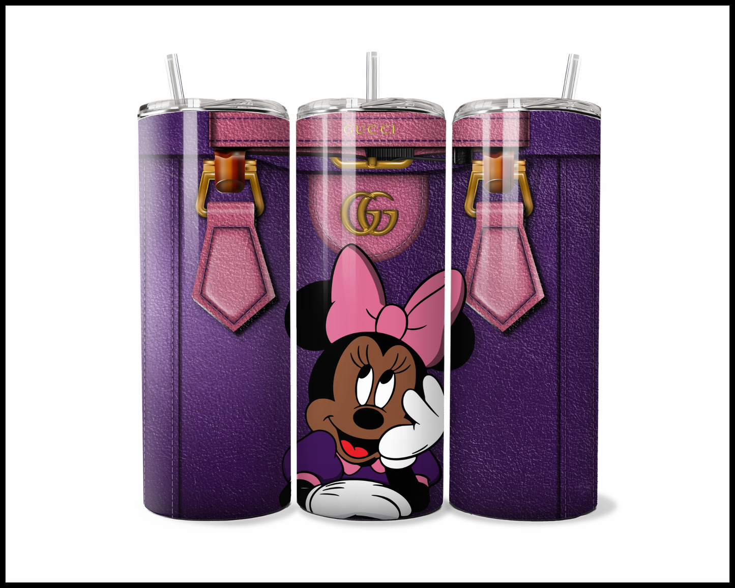 Designer Handbag Inspired Tumbler (019)
